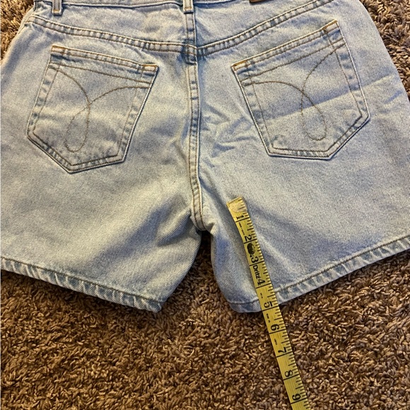 Vintage Calvin Klein Light Blue Denim Shorts - Picture 4 of 9